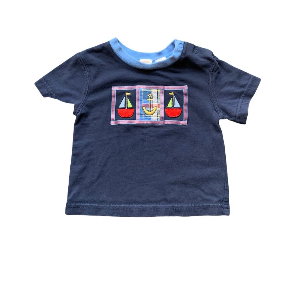 Talbots Kids Nautical Shirt 6-9 mo